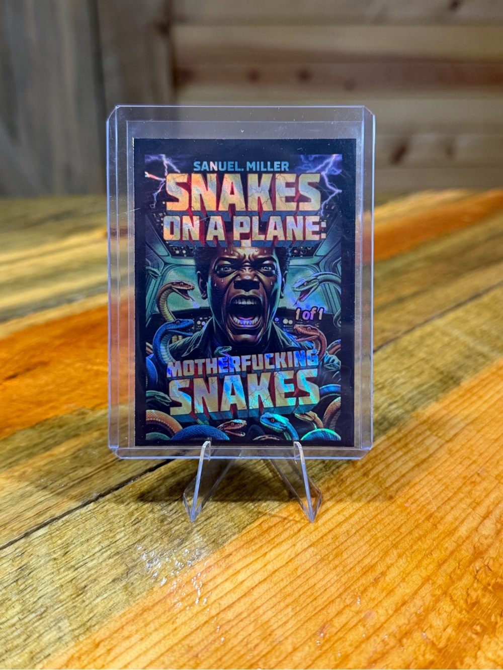 Samuel Miller Snakes on a Plane 1 of 1 Card